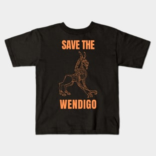 SAVE THE WENDIGO - Horror Fan Kids T-Shirt